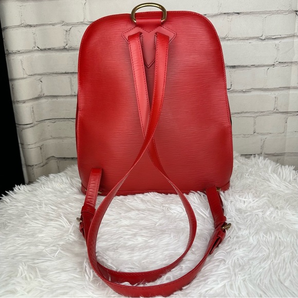Louis Vuitton Red Epi Leather Backpack Custom - Picture 3 of 16